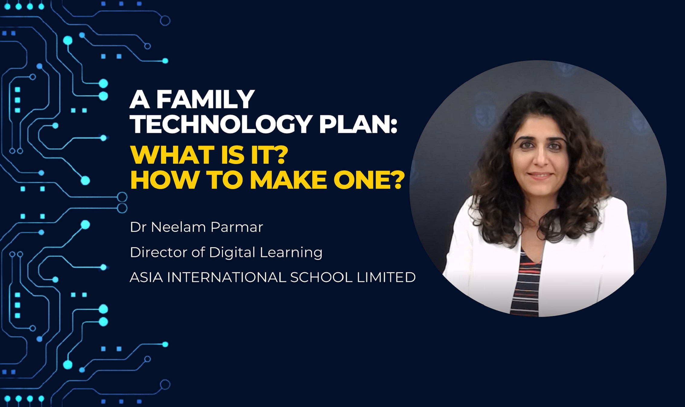 A family technology plan: what is it and how to make one? PE-R023